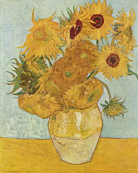 Still Life:  Vase with Twelve Sunflowers  1888