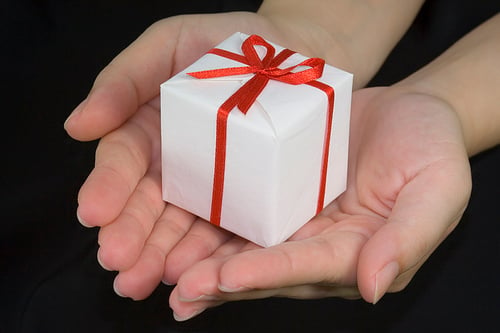 A little gift is a nice gesture to someone who is depressed.