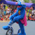 Super Grover riding his bike Super Grover riding his bike