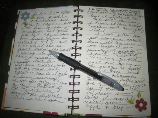 Journal it with paper and pen!