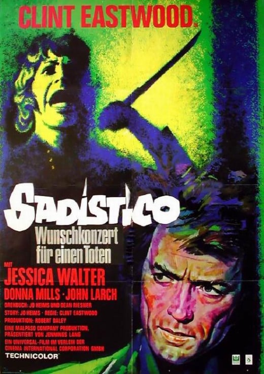 Play Misty for Me (1971) German poster