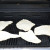 Set pizza dough directly on grill grates