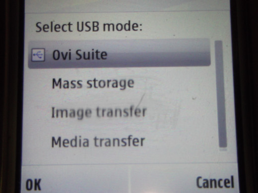 Select Ovi Suite