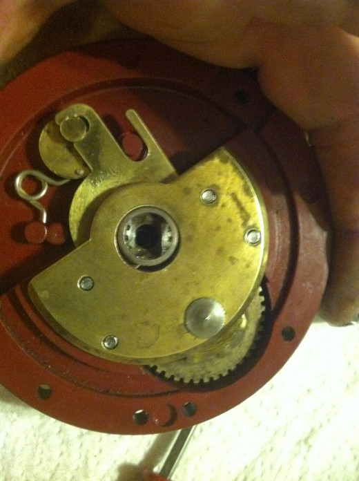 complete bridge and clutch assembled in Right Hand side plate