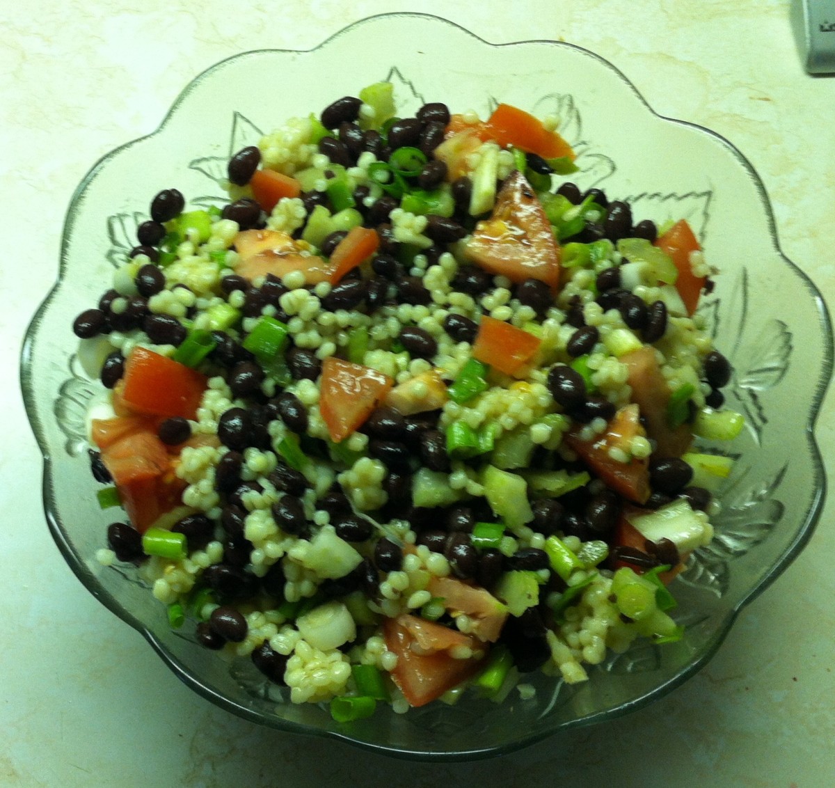 Black Bean Salad with Barley