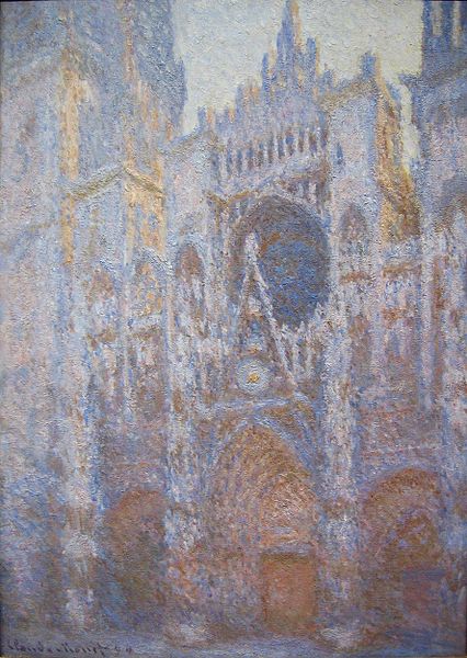 Monet: Rouen Cathedral West Facade 