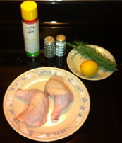 Ingredients for Rosemary-Lemon Chicken