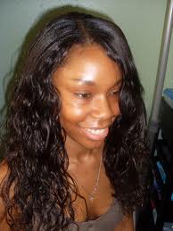 Weave Hair styles - the natural hair is a different texture from the weave