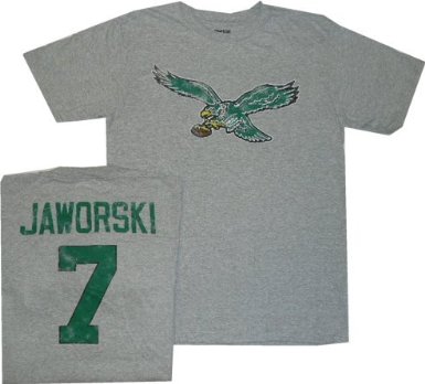 Jaws Jaworski wore # 7 for the Philadelphia Eagles