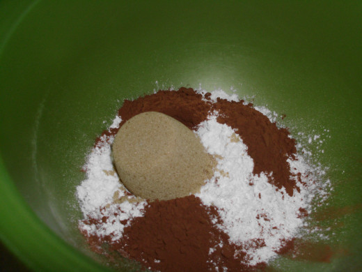 Mix all the dry ingredients