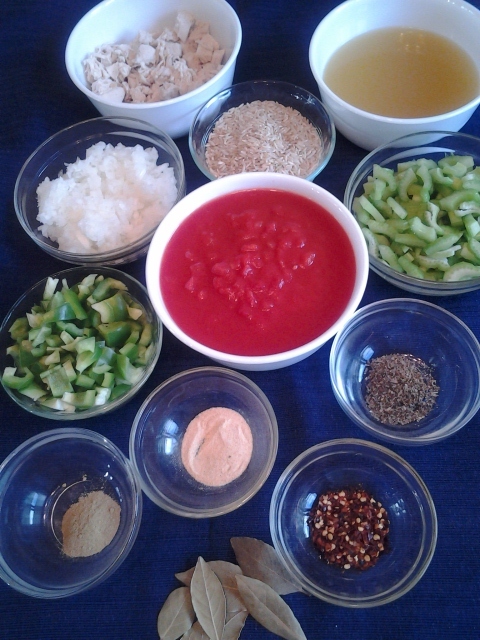 Chicken Jambalaya Ingredients