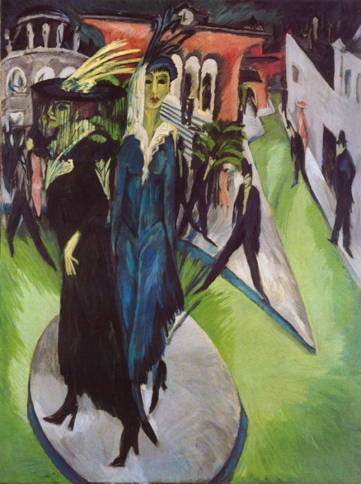 "Potsdamer Platz" by Ernst Ludwig Kirchner