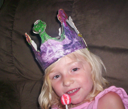 the other side of the crown on my daughter