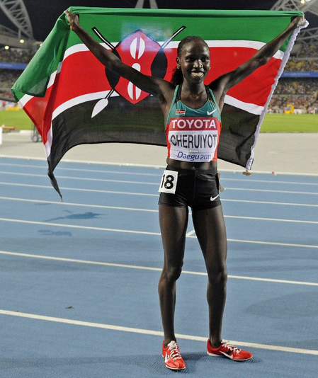 Watch Double world champion in 5,000m and 10,000 Vivian Cheruiyot at London Olympics 2012