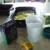 Water, Distilled White Vinegar and Salt. Water, Distilled White Vinegar and Salt.