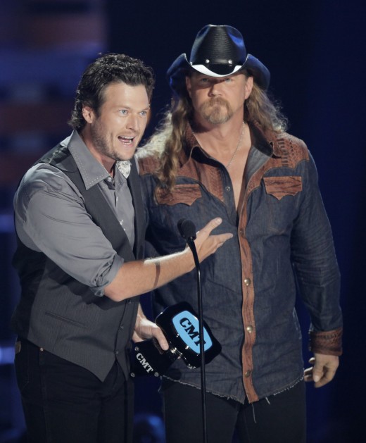 Blake Shelton and Trace Adkins