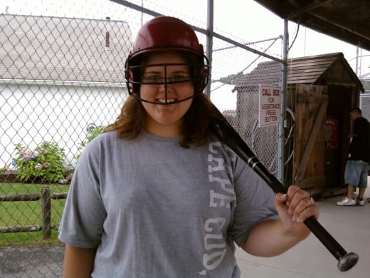 Overly confident before I go into the batting cage.