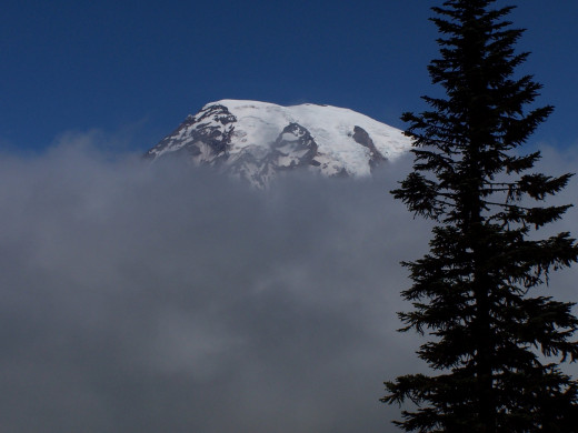 Picture my butt sticking out of the clouds and you have the Mountain Position