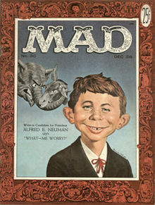 Alfred E Neuman, of Mad Magazine fame.