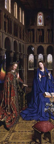 "Annunciation" by Jan van Eyck
