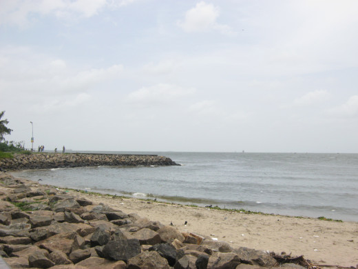 A beach at Fort Kochi. 