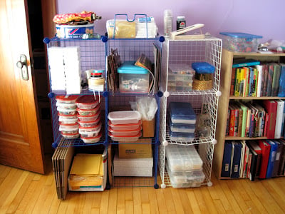 Take the time to evaluate and reorganize your supplies on a regular basis.