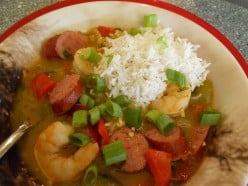 Healthy and Cheap Shrimp Recipes: Shrimp and Sausage Gumbo & Simple Shrimp Scampi