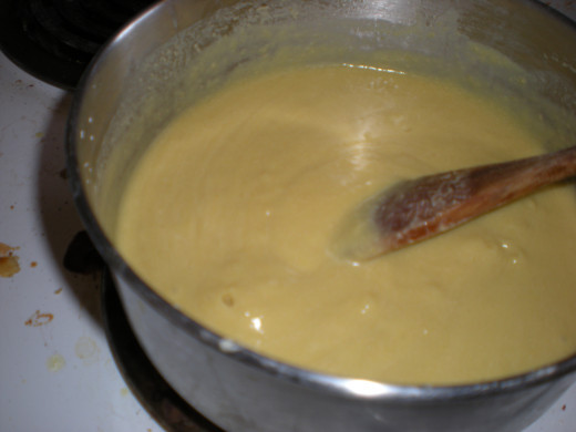 Thickened nutritional  yeast cheese sauce