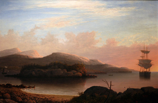 As this 1856 painting by Fitz Hugh Lane suggests, travelers have been coming to the Acadian Coast of Maine for a long time