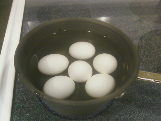 Eggs in a pot (duh)