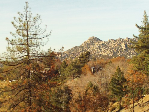 Picture of The Pinnacles from a distance.