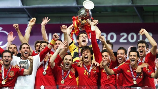 Spain Champions of Euro Cup 2012