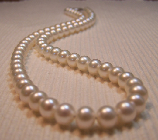 White pearls - elegantly beautiful and classic!