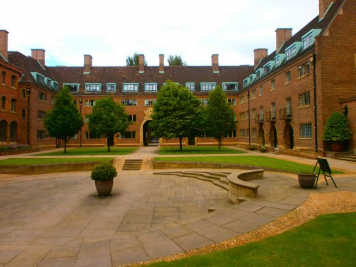 A court of St John's College. Photo by Flysky