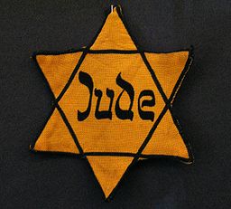 The Jewish star which all Jews aged over 6 years had to wear