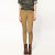 Skinny Trousers with Zipped Hems in Camel Skinny Trousers with Zipped Hems in Camel
