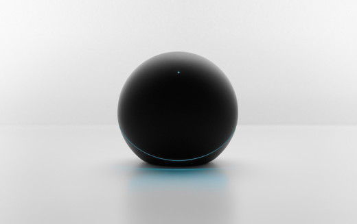 The Nexus Q from the front