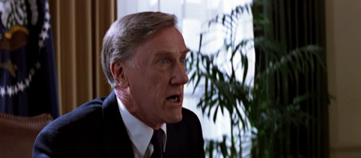 Donald Moffat as the President in Clear and Present Danger (1994)