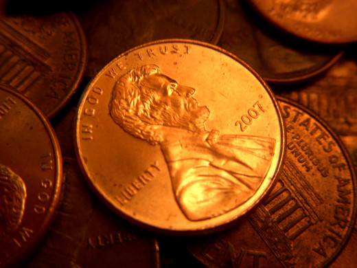 some southerners probably did not like President Abraham Lincoln and really did try to get rid of their pennies as fast as they could