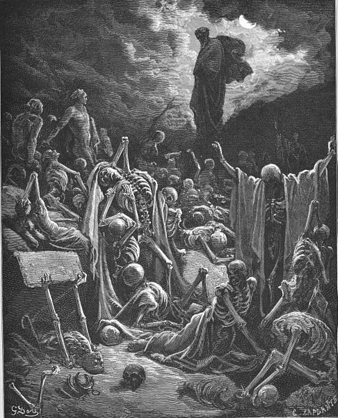 'Ezekiel's Vision of the Valley of Dry Bones,' Gustave Dore (1866)