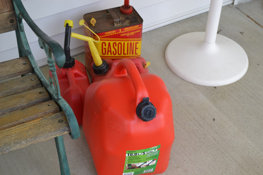Store gasoline away from the generator