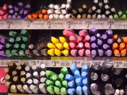 So many marker colors!