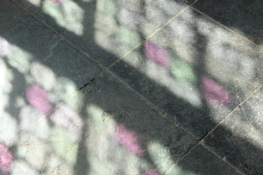 Floor detail, St Paul Cathedral, Liège