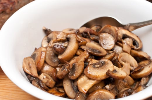 Sauteed mushrooms