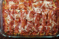 Three Cheese Spinach Manicotti