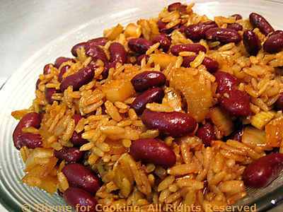 Red Beans and Rice works well with a wide variety of meat including but not limited to sausage, seafood and pork.