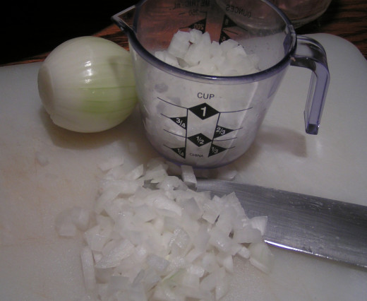Step 2 - Chopped Onion