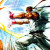 Ryu firing a Hadouken.