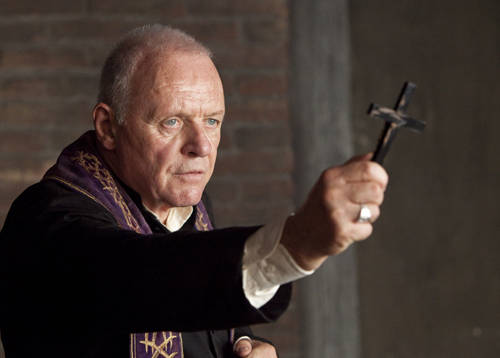 Anthony Hopkins, demon fighting priest (The Rite)