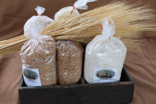 Organic certified Amish grains and flours